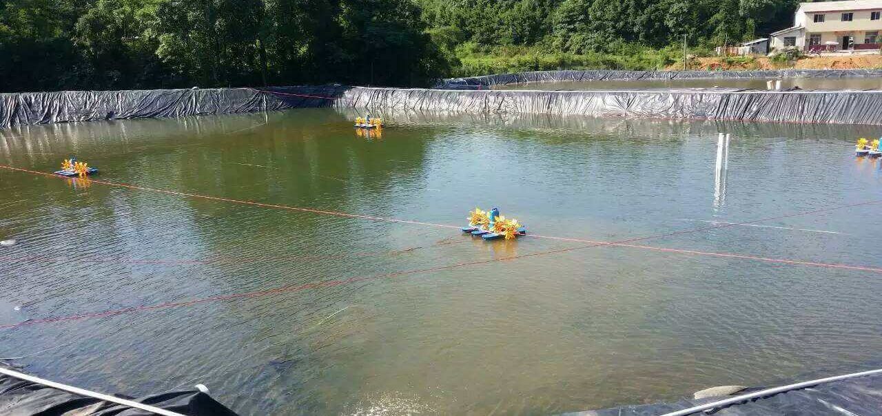 Underwater geomembran repair