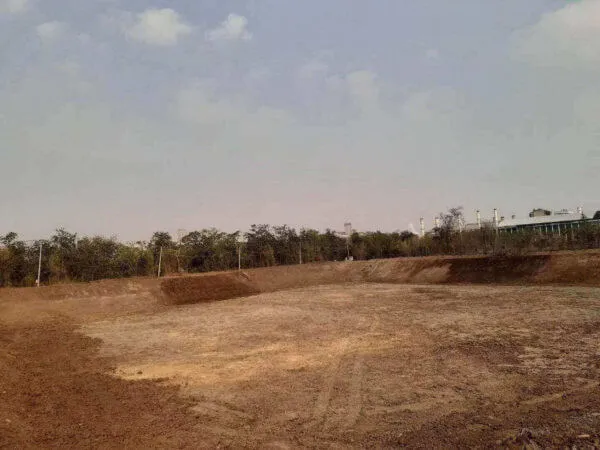 water treatment pond project