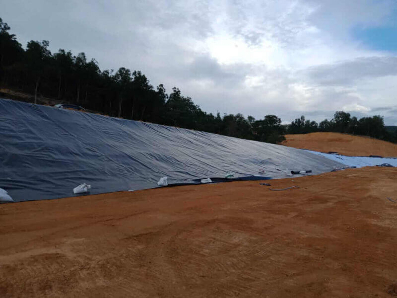 Malaysia Landfill project1.5mm HDPE