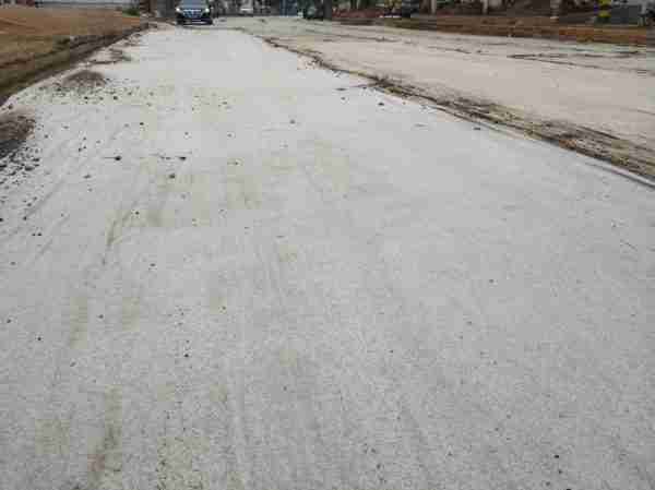 geotextile drainage fabric used for road construction