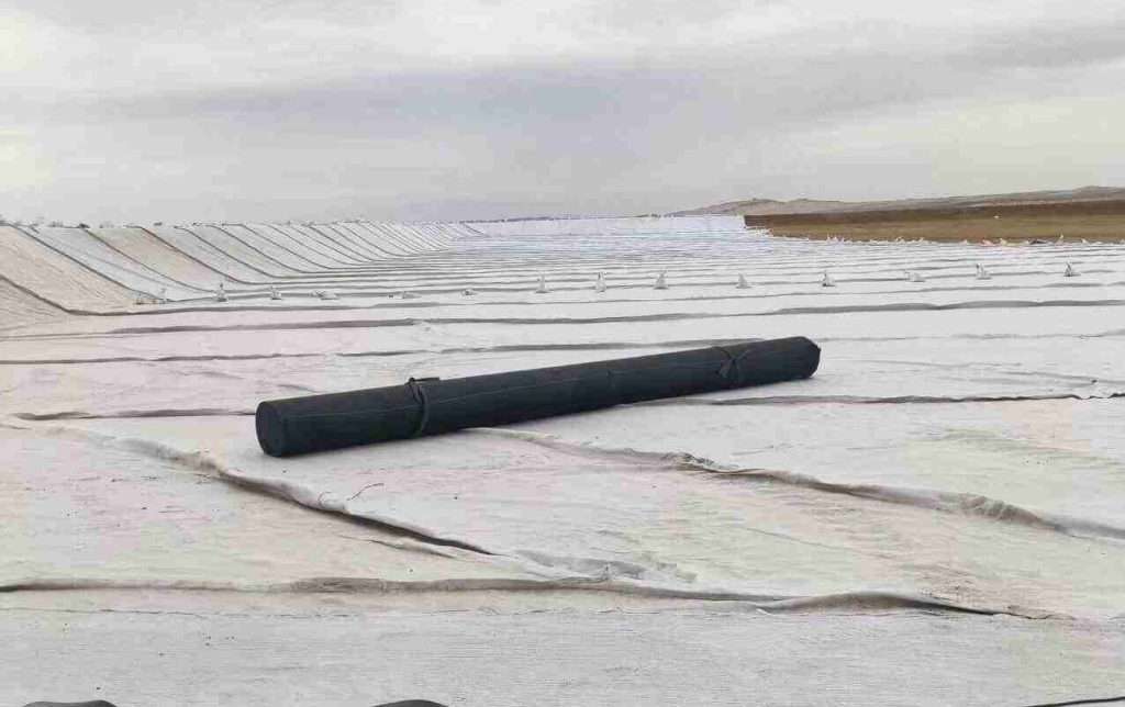 geotextile uder pond liner